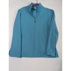 Lands End Jacket Sz L. More Green Like Sleeve Photo. Good Quality